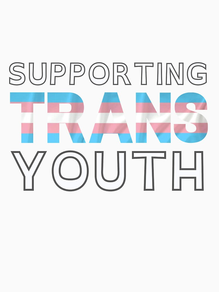 Supporting Trans Youth - Flag by Mc  Matters
