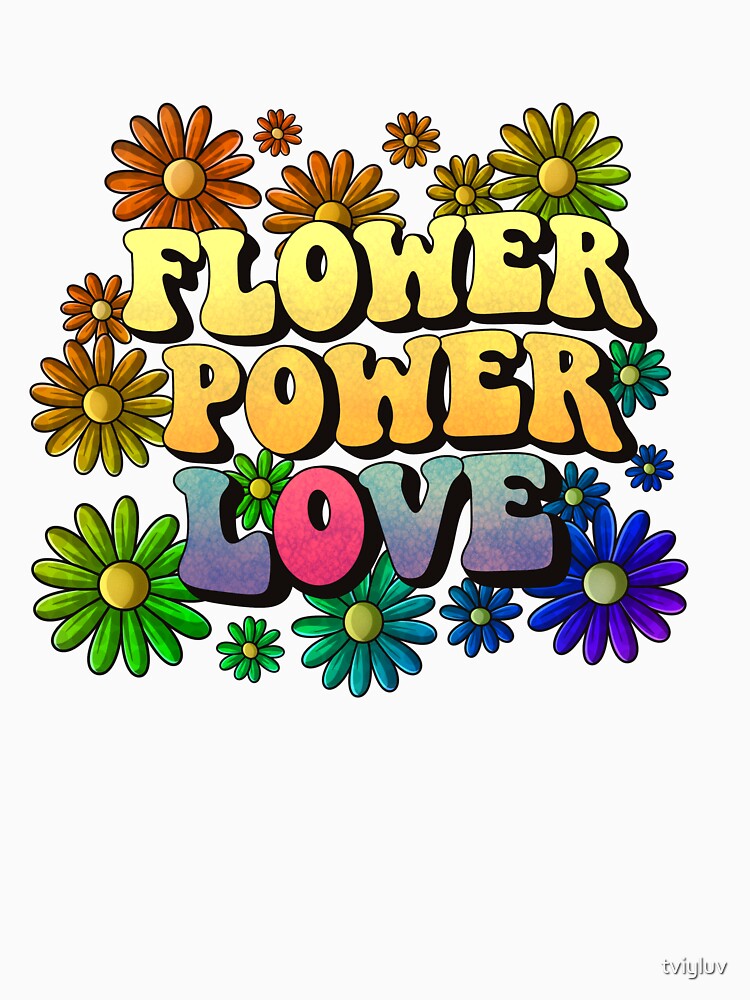 Flower Power Love – Retro Psychedelic Vibes by tviyluv