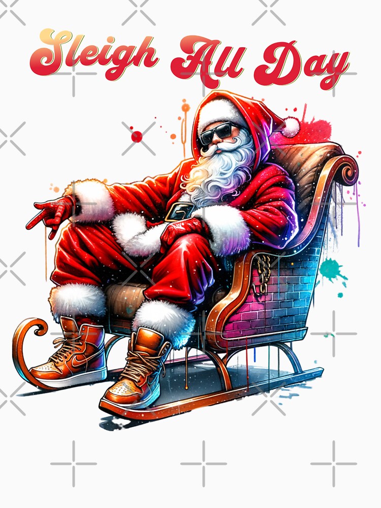 Couple Shirts - Santa Sleigh 2 by MoonsunCraft