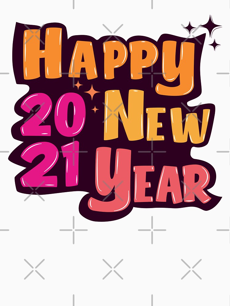 Retro Happy New Year 2020 2021 by taby2you