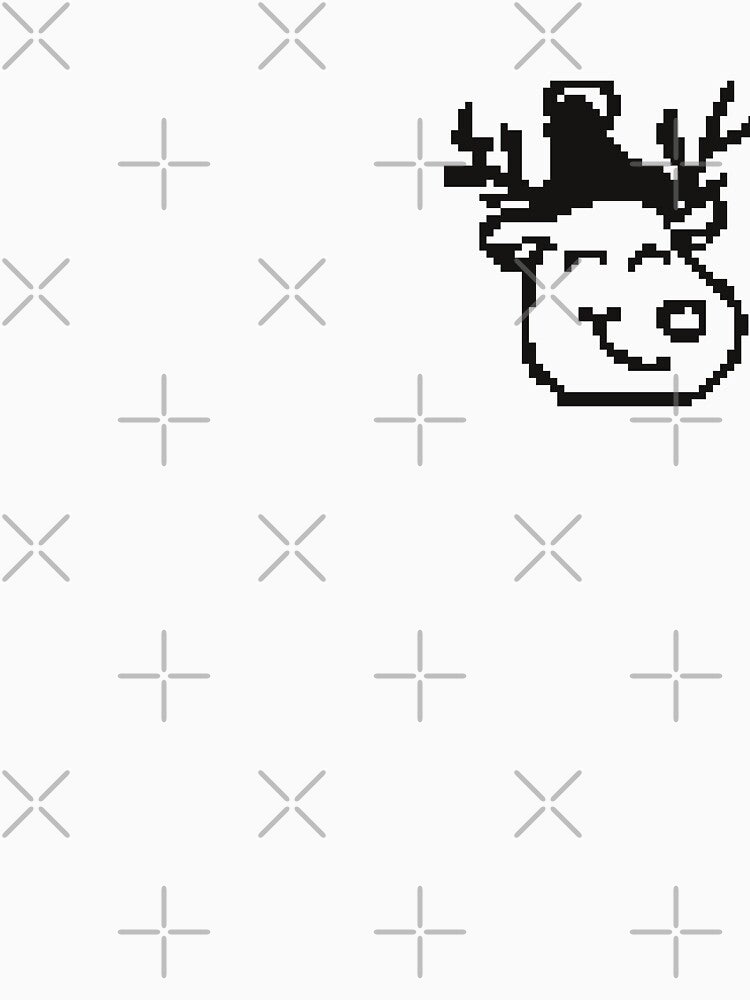 Deer Christmas cloth pixel art by Xatutik.art