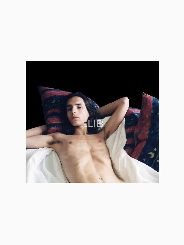 Long-Haired Male Youth Shirtless by sLIB