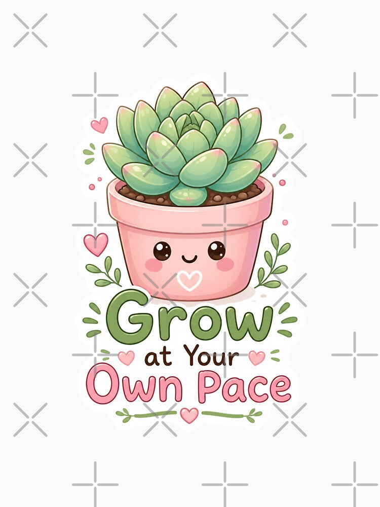 Cute Succulent Plant Grow at Your Own Pace by Ruamid