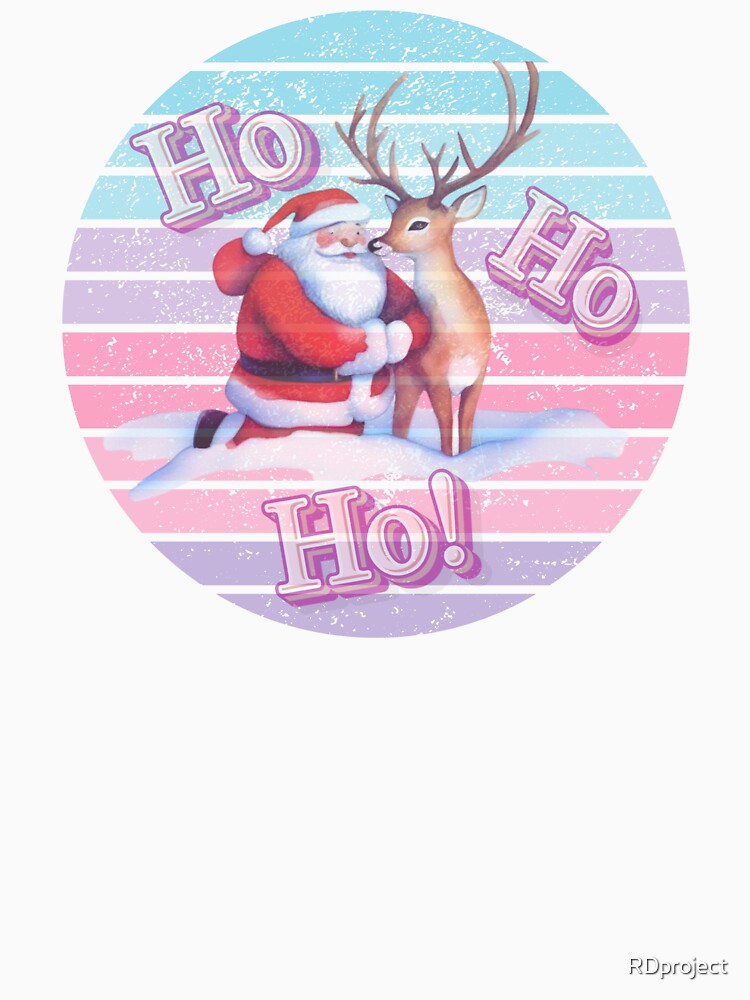Retro santa and reindeer by RDproject