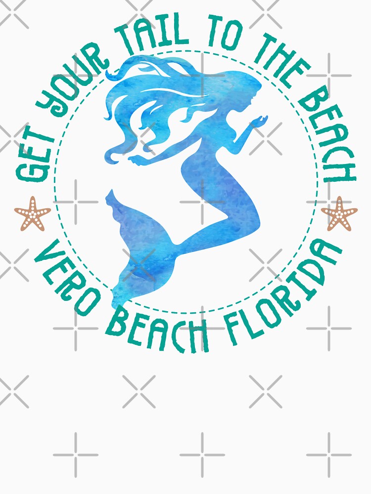 Vero Beach Florida Funny Mermaid by Futurebeachbum