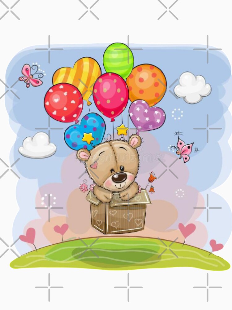 panda birthday with balloon by Nahas2020