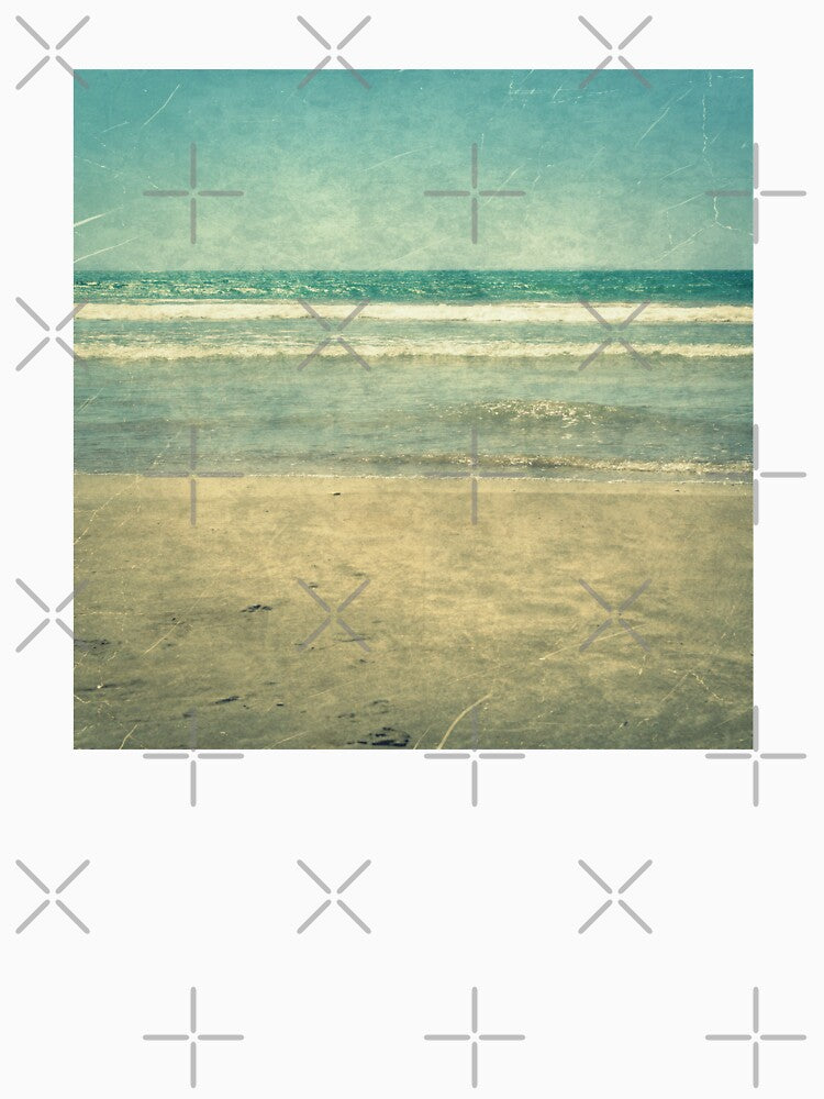 Abstract beach vintage aesthetic seascape background by by-jwp