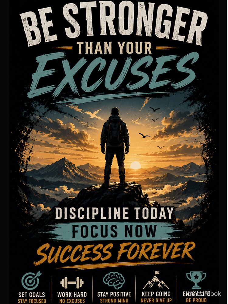 Be Stronger Than Your Excuses by mr.bardook