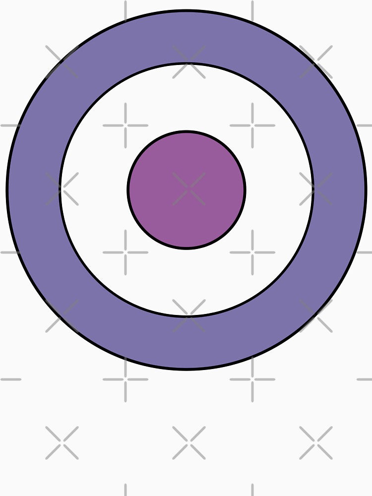 Mens Womens White Hawkeye Target Tshirt Design by doubledagger