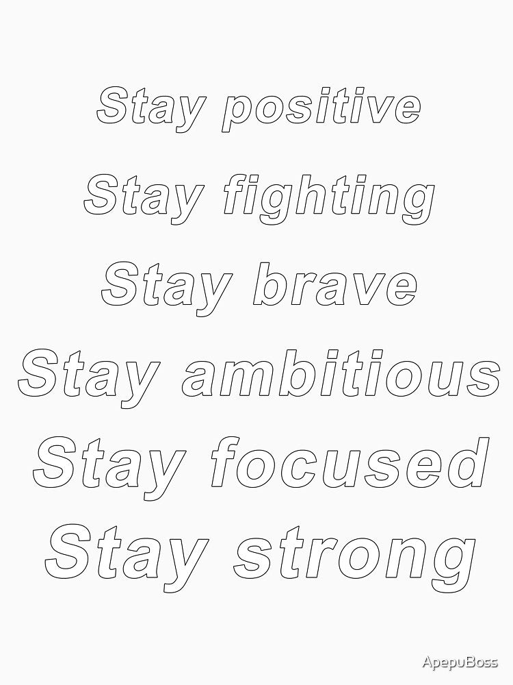 Stay strong! by ApepuBoss