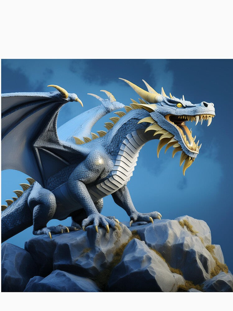 Blue dragon by BAR DEC