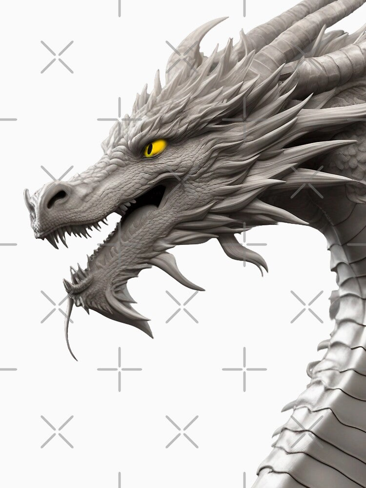 Dragon Yellow Eyes Black2 by LuizSilva1983