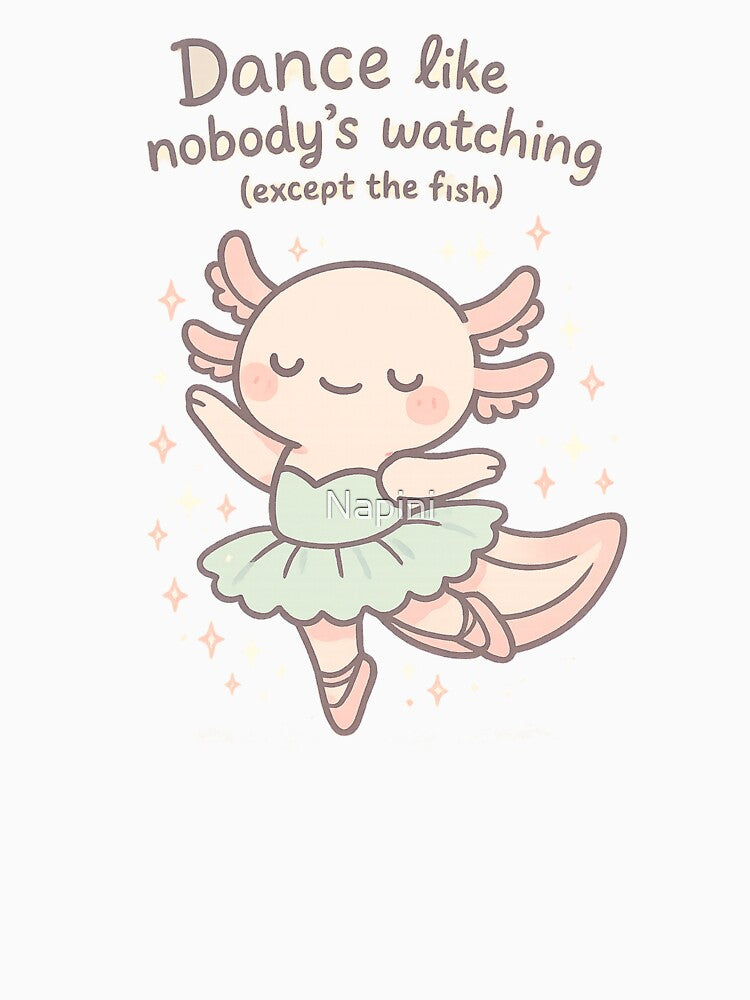 Axolotl Ballet Studio – Cute Kawaii Dance Design by Napini
