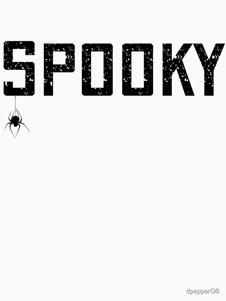 Spooky Halloween Design. Simple with Spider by 2Duckies
