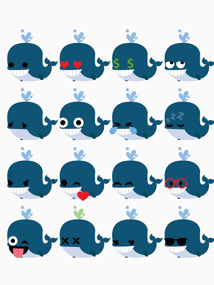 Whale Emoji by HippoEmo