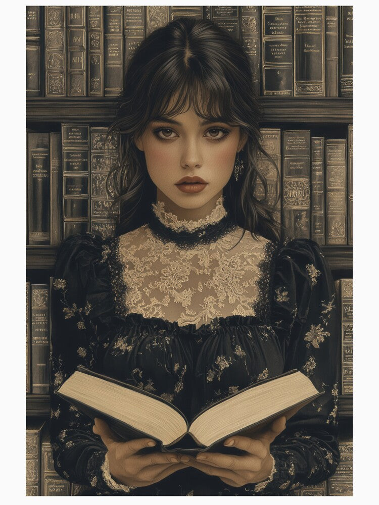 Gothic Library Portrait Reader by EverpageStudio