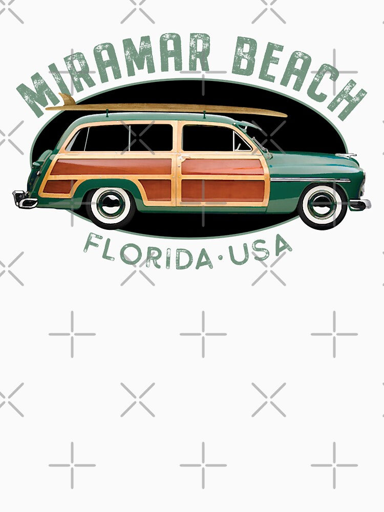 Miramar Beach Florida vintage surfing by Futurebeachbum