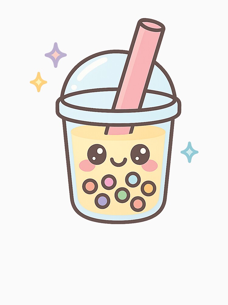 Kawaii Bubble Tea – Cute Boba Drink by SweetBitsArt