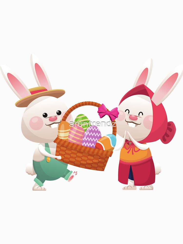 Happy Easter Bunny Couple by aruntrendz