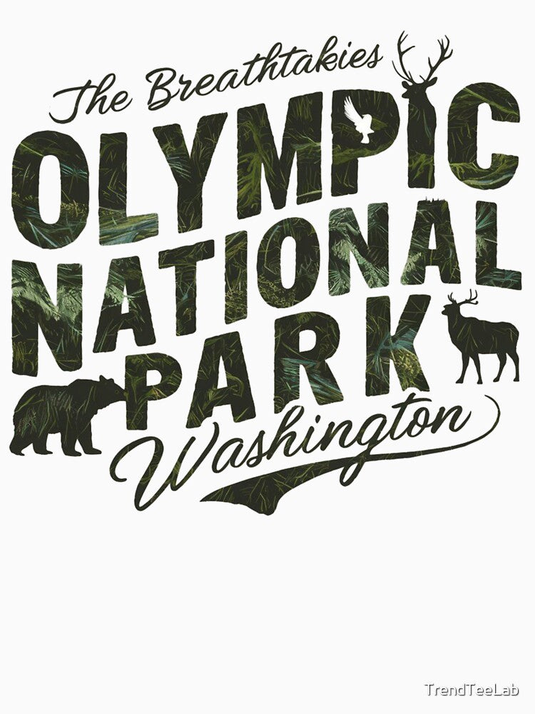 Olympic National Park Washington by TrendTeeLab
