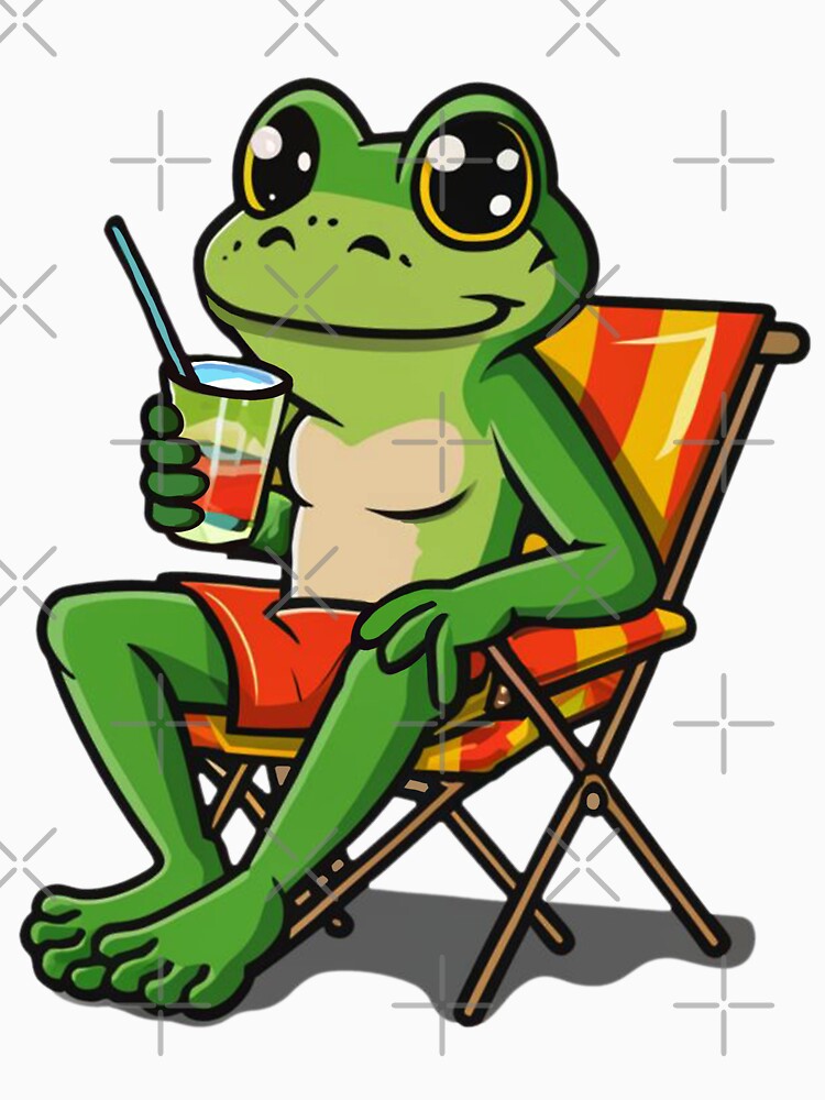 ?☀️? Chill Frog Vibes by trixxcreative