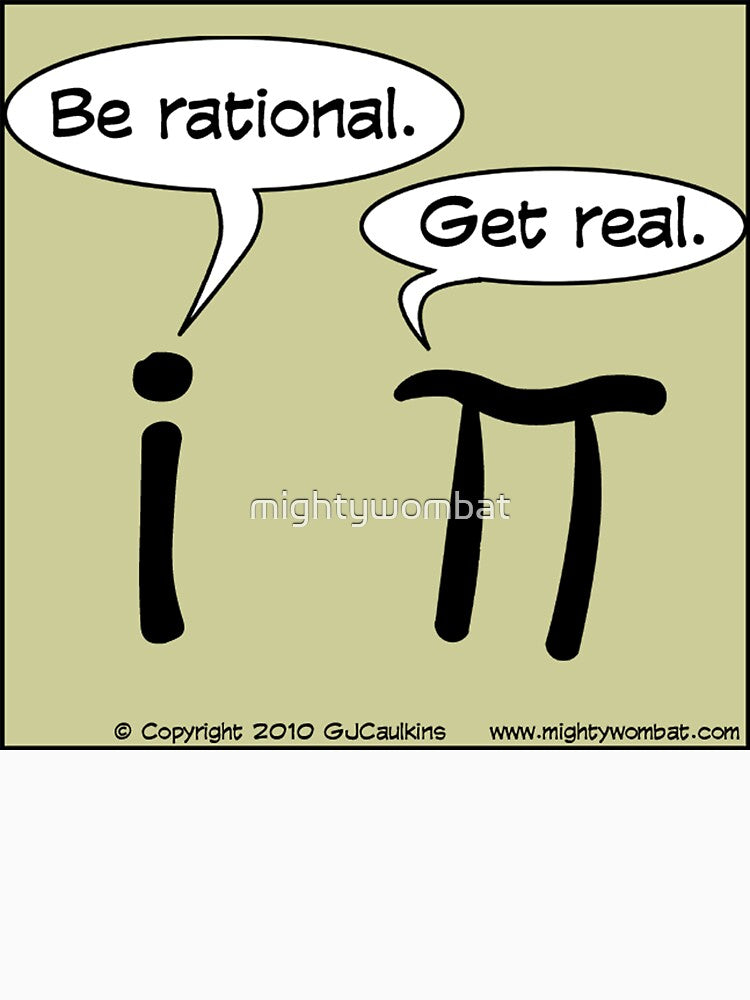 Math Geek Shirt - pi vs i by mightywombat