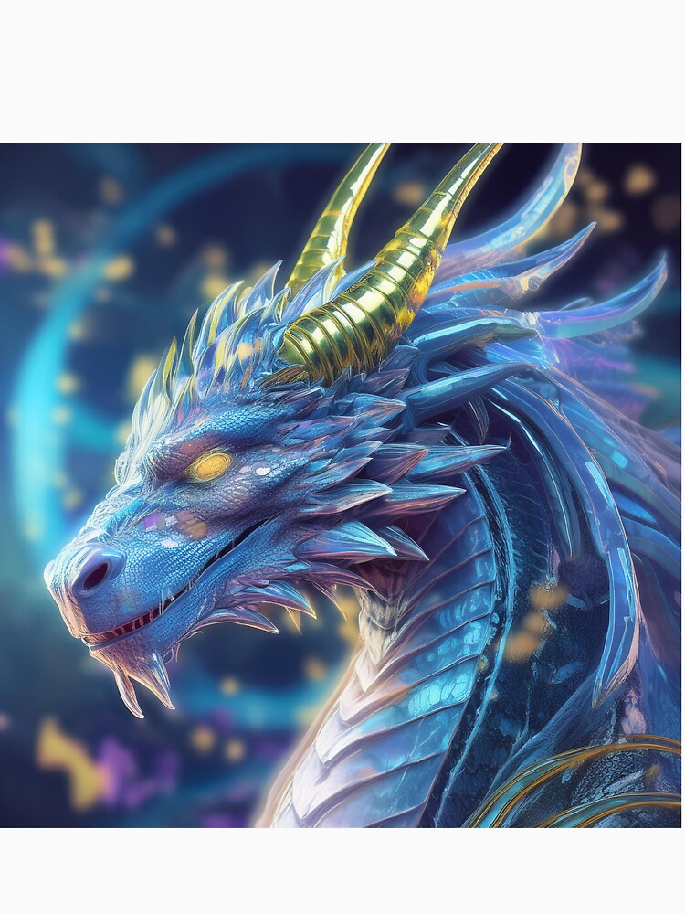Cool blue dragonhead by BAR DEC
