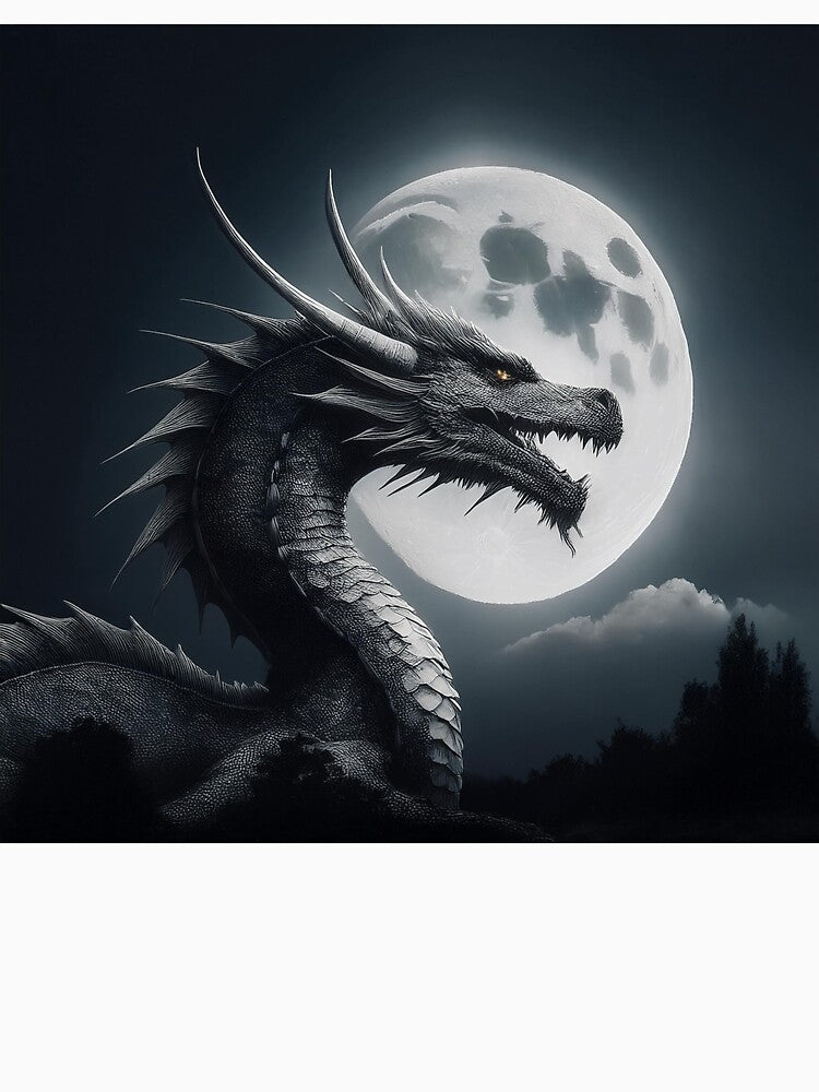 Black and white dragon by BAR DEC