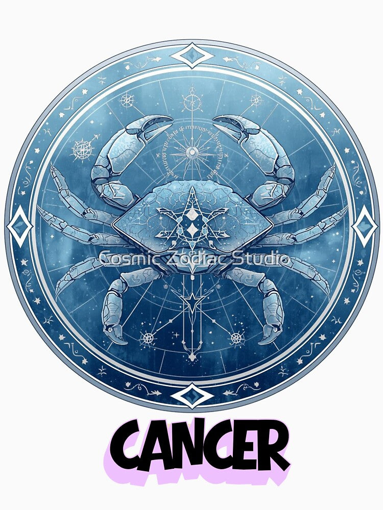 Cancer Zodiac Sign – Astrology Water Sign Design | Cancer Birthday Gift for Astrology Lovers by Cosmic Zodiac Studio
