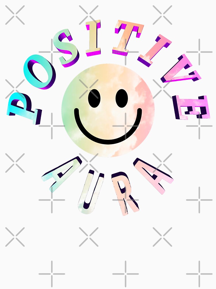Positive Aura Word Art Motivational Sticker by TrippyTooni