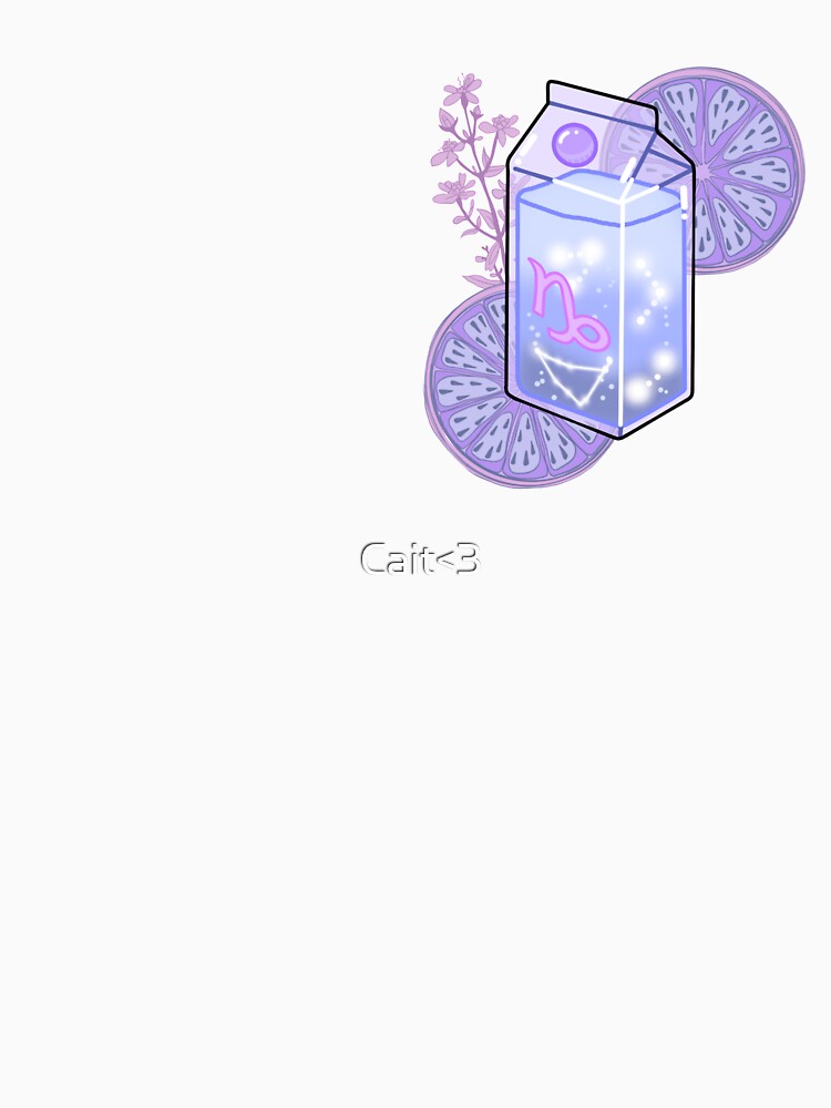 Purple Capricorn Constellation Cute Design by Cait<3