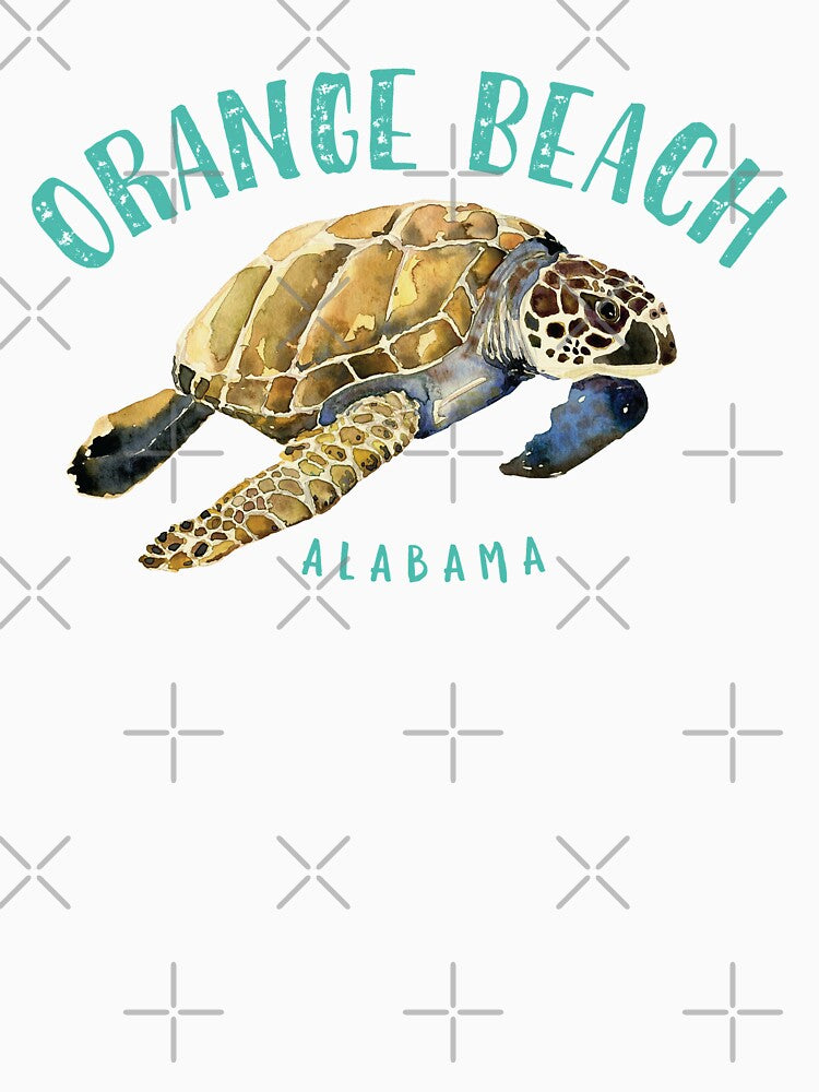 Orange Beach Alabama Sea Turtle Design by Futurebeachbum