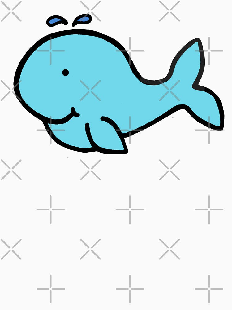 Cute baby blue whale by Designs1279