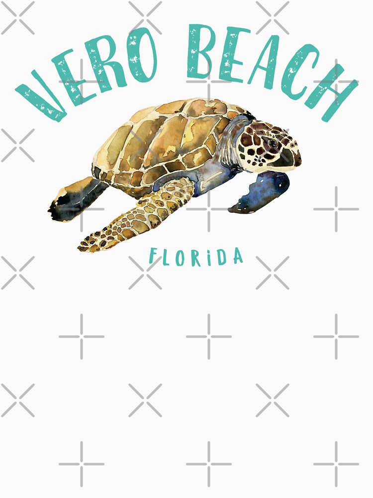 Vero Beach Florida Sea Turtle Design by Futurebeachbum