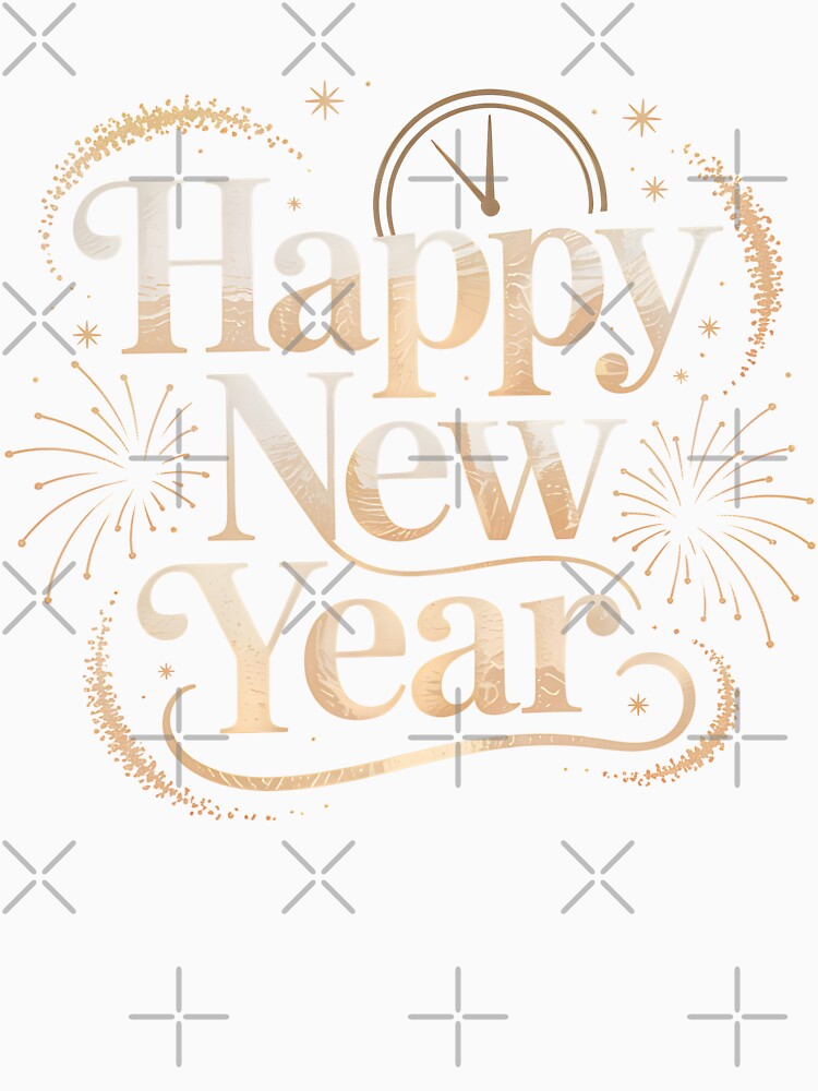 New Year's Eve Happy New Year by PrintivoraHub