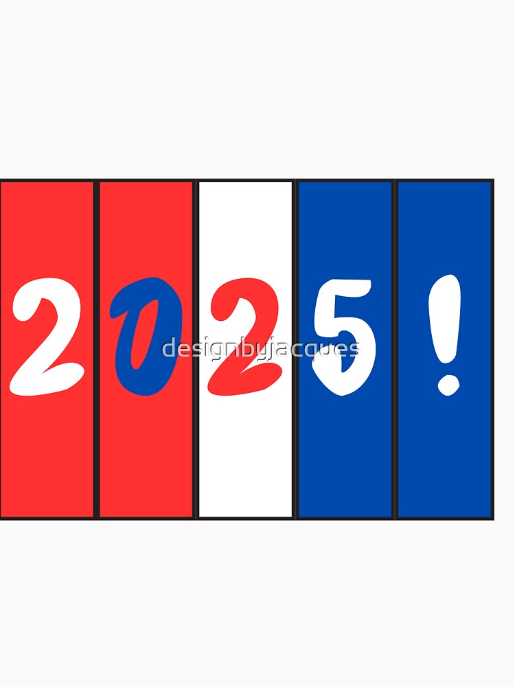 2025 Red, White, and blue new year theme. by designbyjacques
