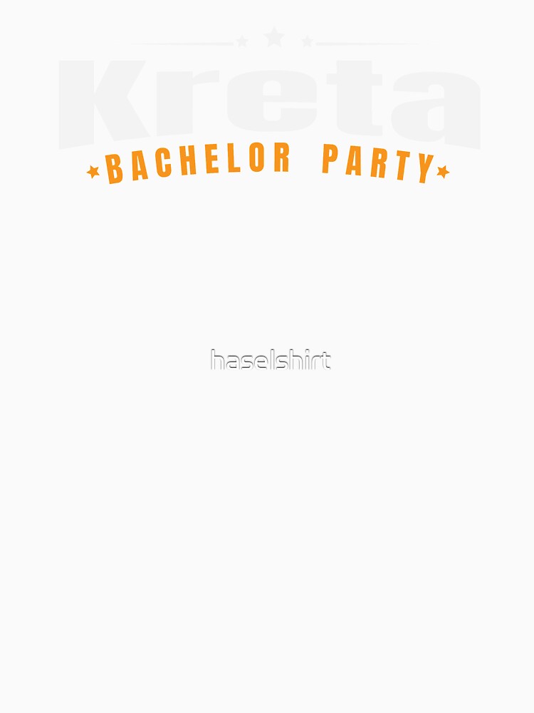Bachelor Party Shirt Kreta Pre Wedding Celebration Tee by haselshirt
