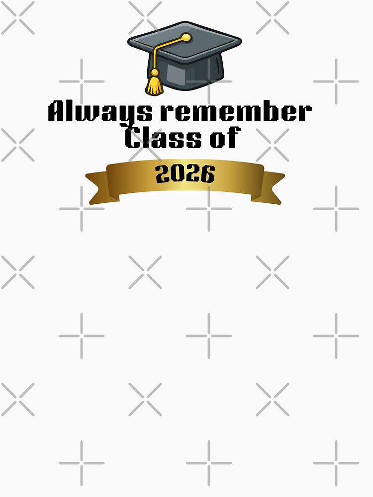 Always Remember Class of 2026 Sticker – Cute Graduation Senior Gift Aesthetic by Art IN Pack