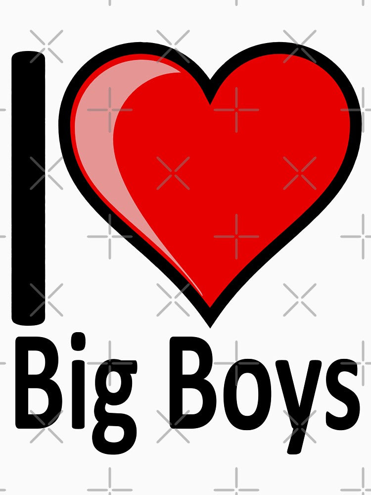 Rude - I Love Big Boys Merchandise Secret Santa Valentines Gift by partybitz