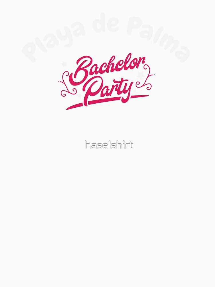Bachelor Party Shirt Playa de Palma Pre Wedding Celebration Tee by haselshirt