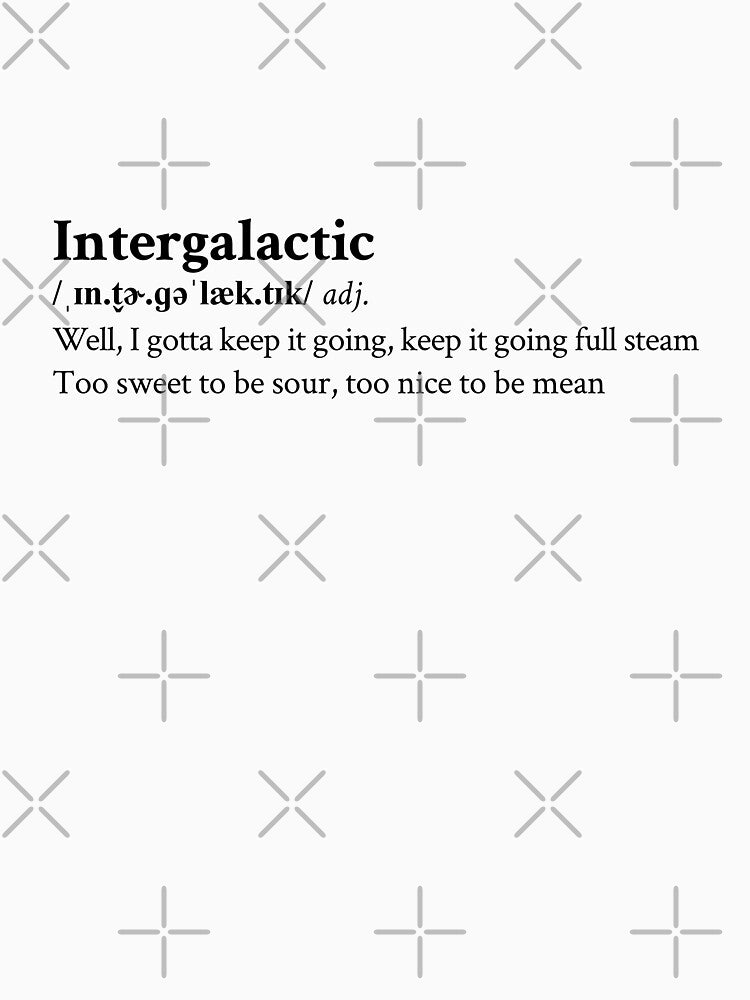 Beastie Boys Aesthetic Quote Lyrics Intergalactic by StickTheSong