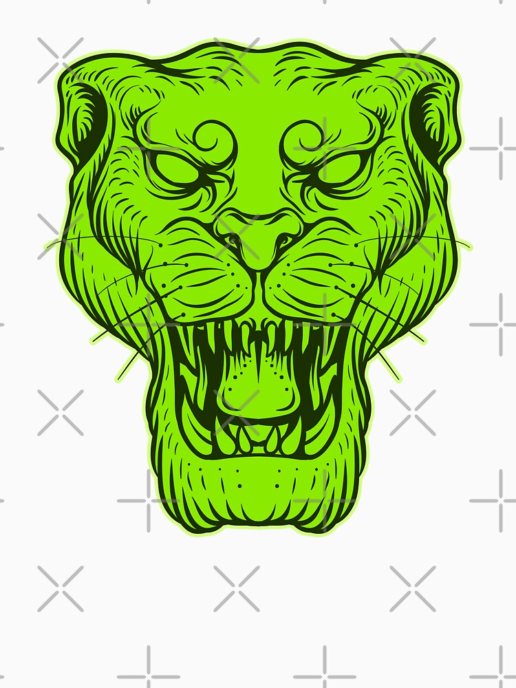 tiger head by stellmutha