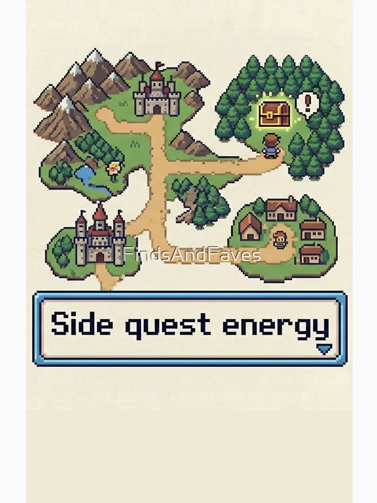 Side quest energy by FindsAndFaves