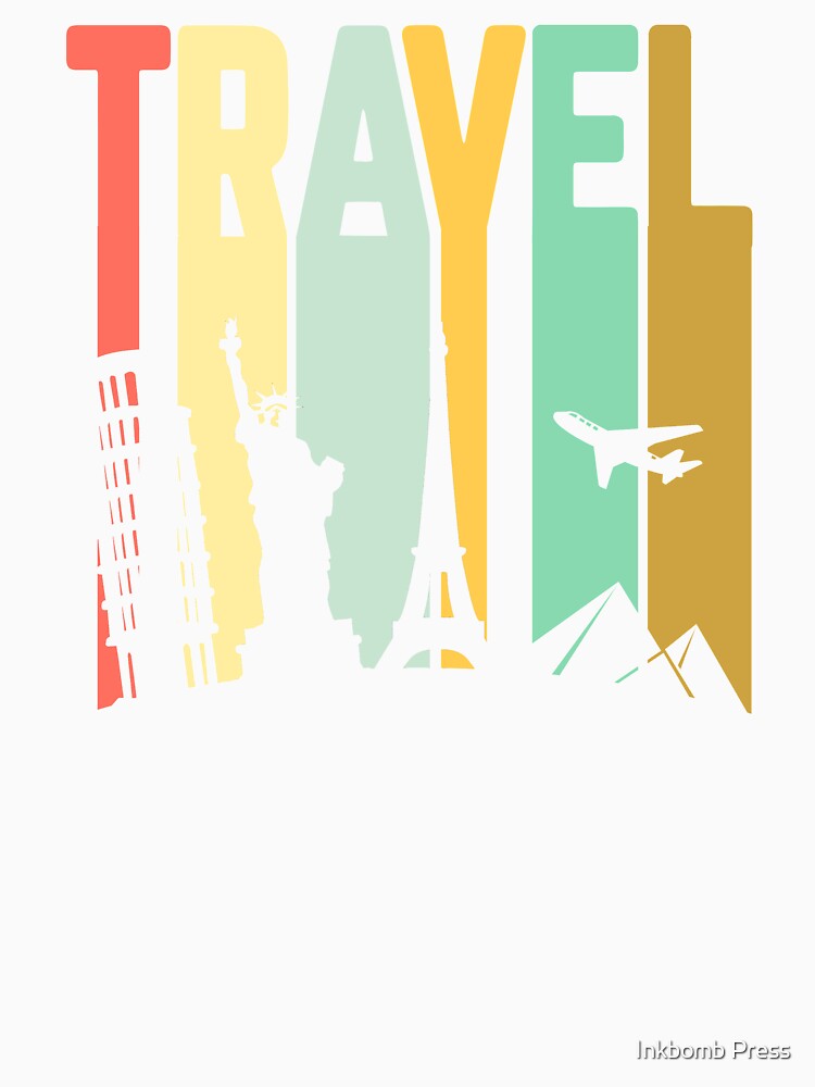 World Travel Gifts - Travel tshirt by Inkbomb Press