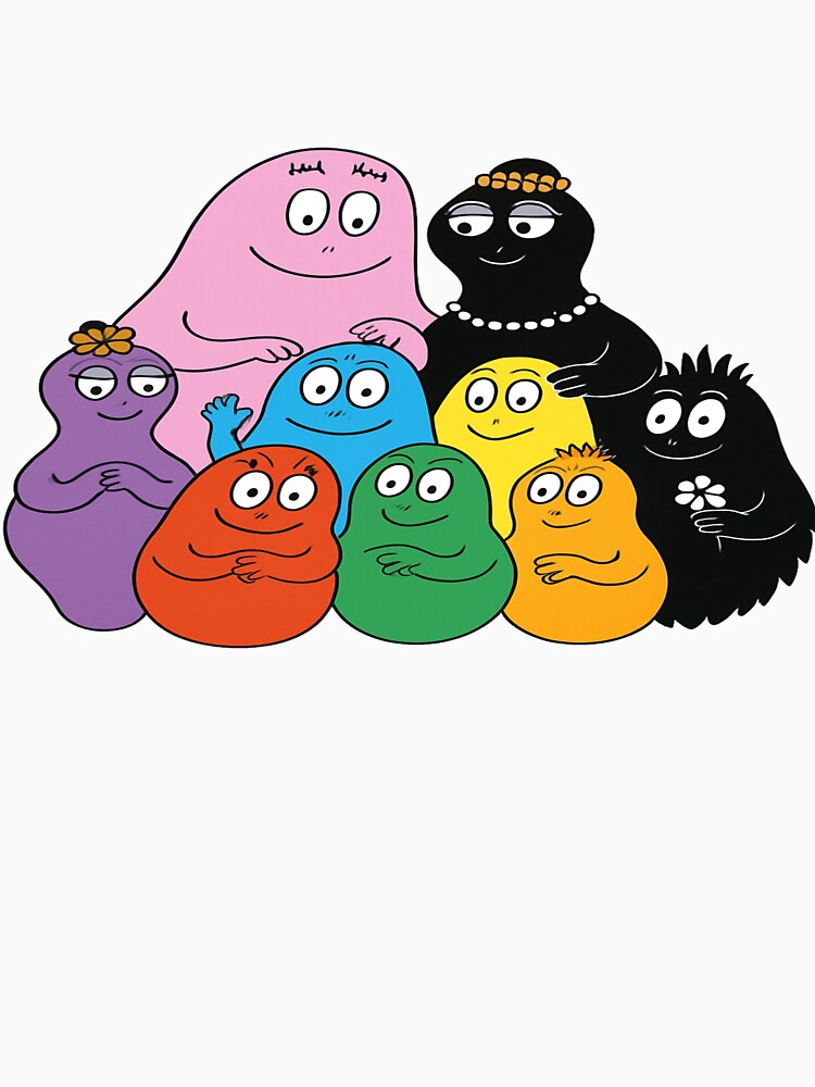 Blobby Family Cartoon Crew – Retro Style Colorful Barbapapa-Inspired Blob Characters for Kids and Nostalgic Adults by Eclipse 3699