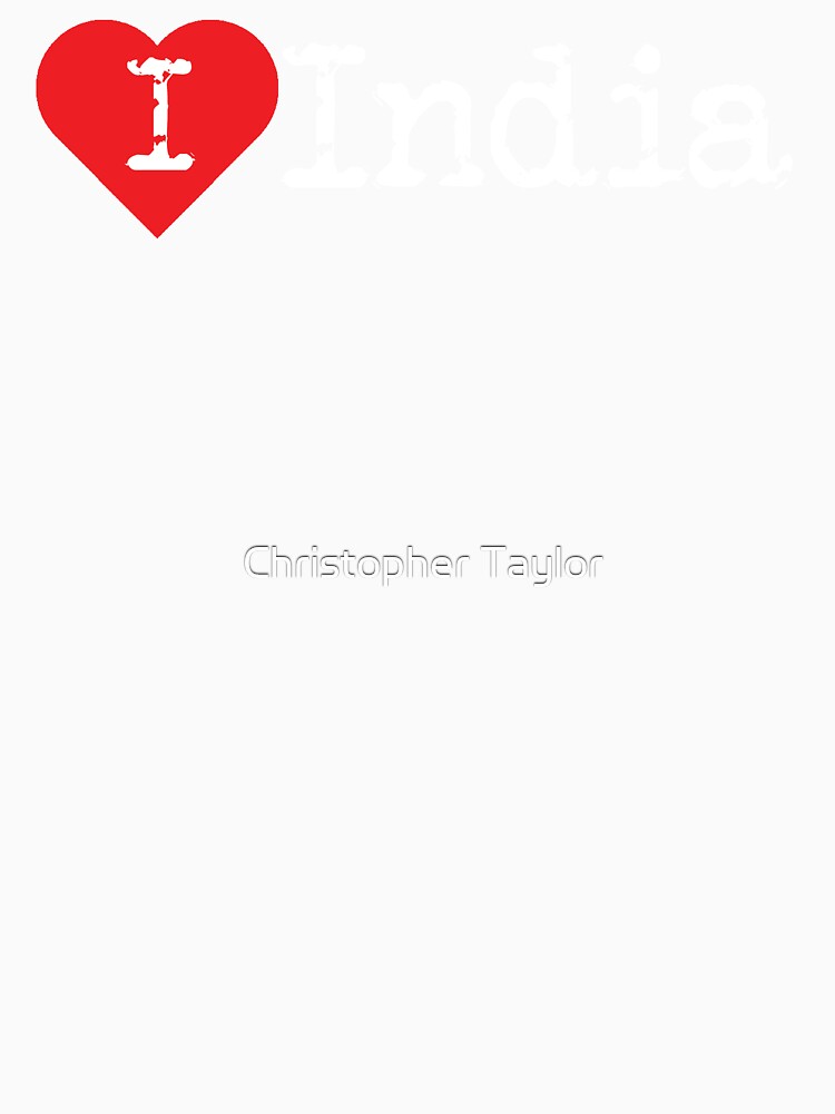 I Heart India (love india) | Bold Designs by Christopher Taylor