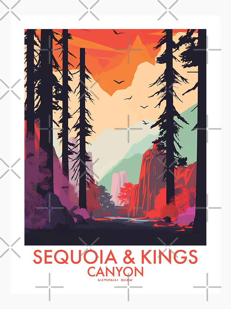 Sequoia And Kings Canyon, California Print by MarkedArtPrints