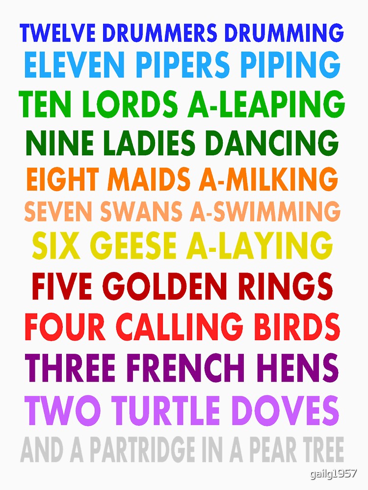 Twelve Days of Christmas by gailg1957