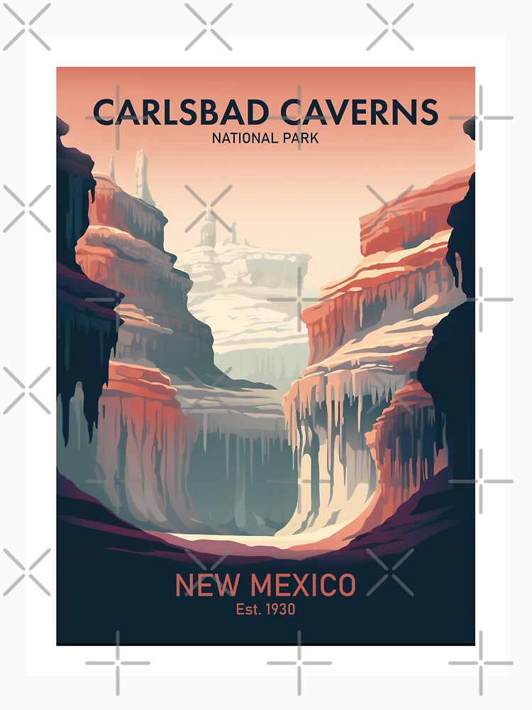 Carlsbad Caverns, New Mexico Canyon Print by MarkedArtPrints