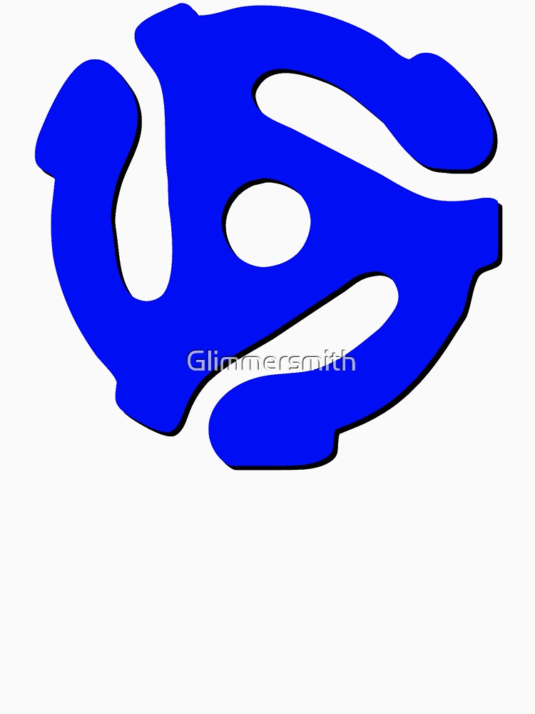 Music Geek, 45 rpm record adaptor, DJ music geek stuff by Glimmersmith